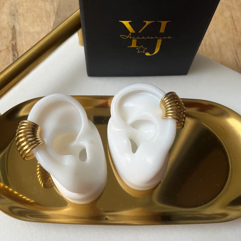 Golden Ear Cuff [2 piezas]