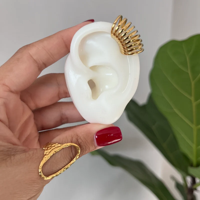 Golden Ear Cuff [2 piezas]