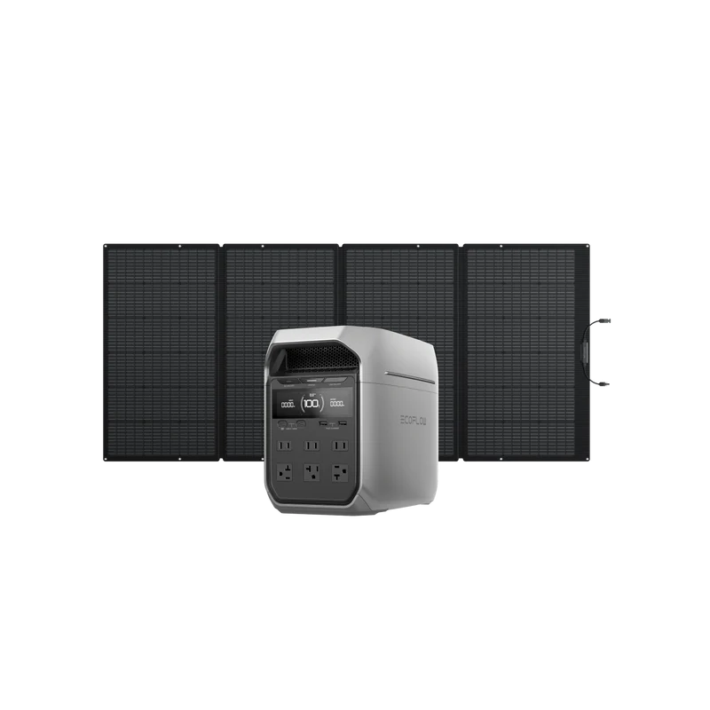 EcoFlow DELTA 3 Series Solar Generator (PV400W)