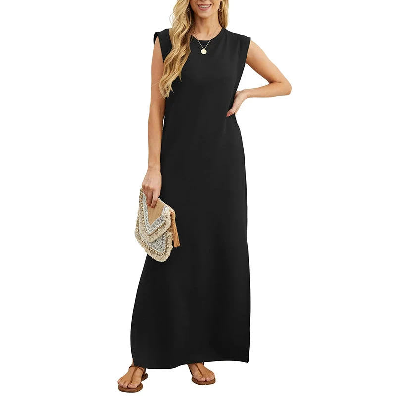 👗Vestido casual sin arrugas para mujer con parte inferior✨-ES