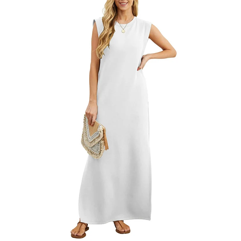 👗Vestido casual sin arrugas para mujer con parte inferior✨-ES