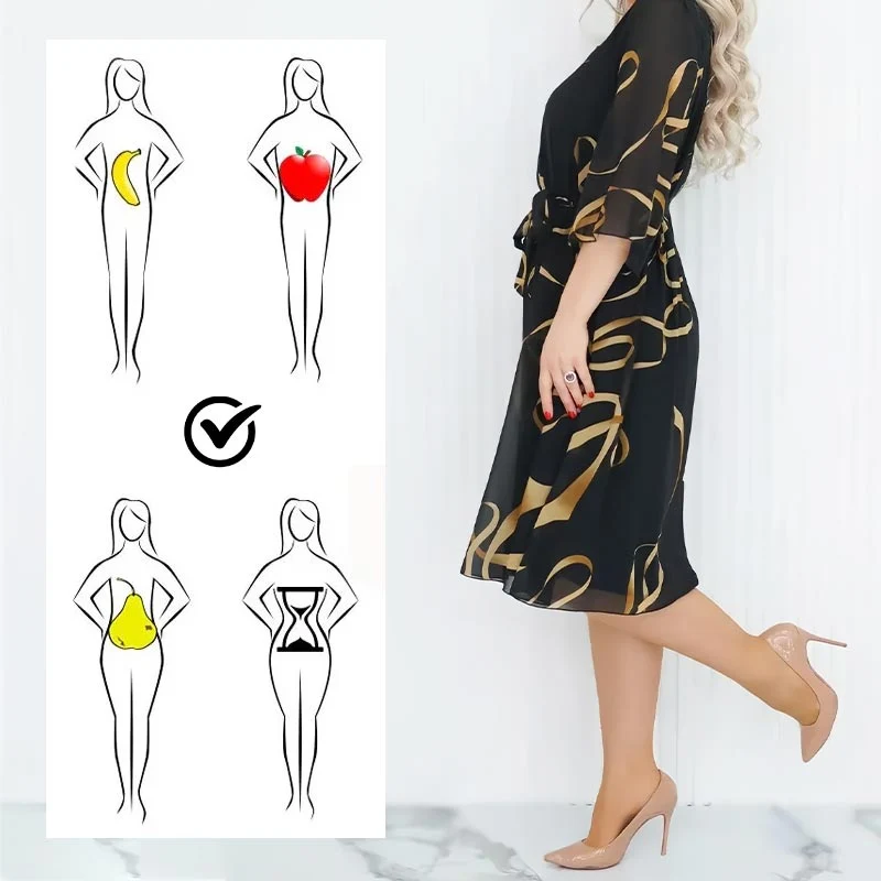 🌸Elegantiška laisva midi suknelė su rankogaliais-GR